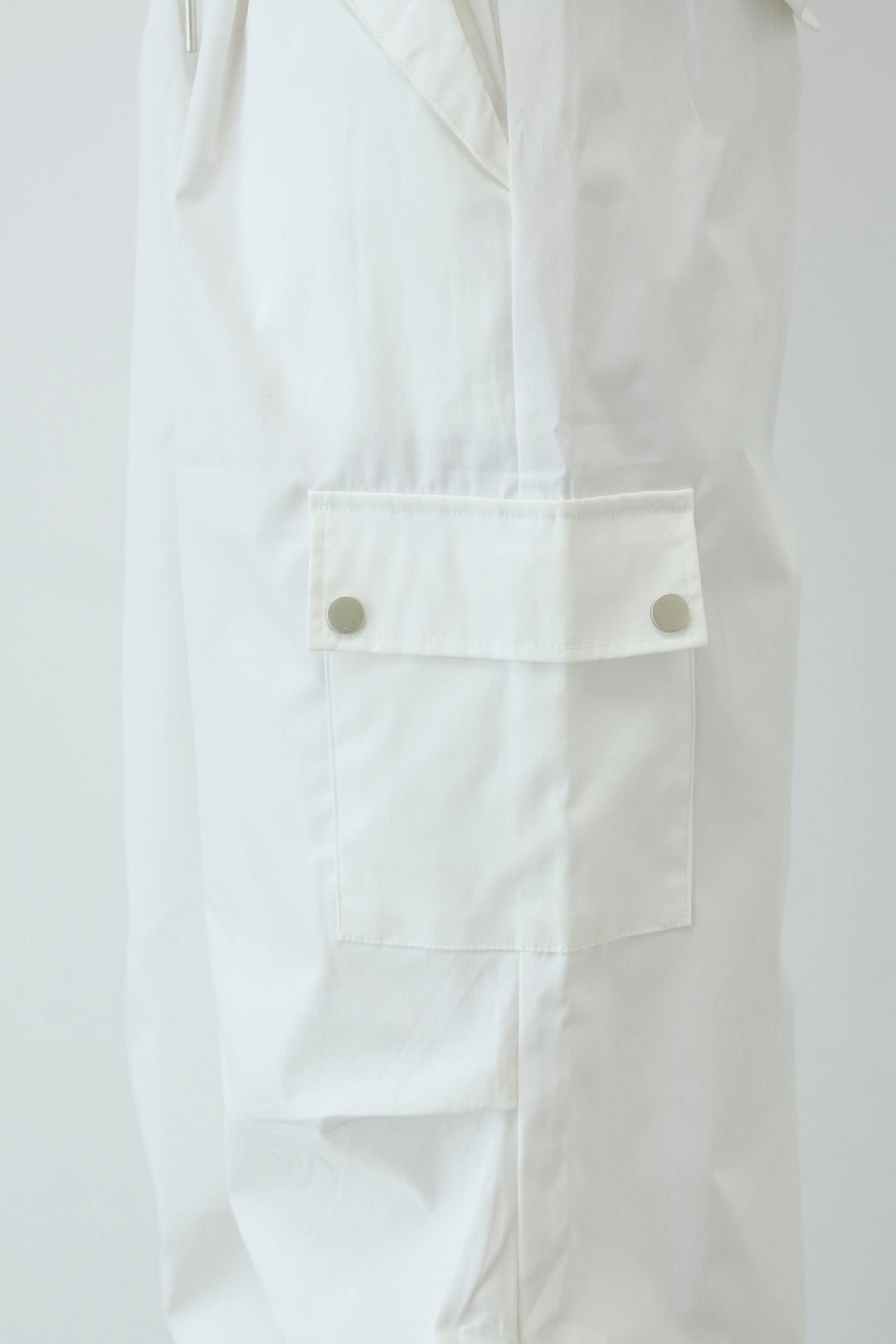 [予約/SET]リネンタッチ配色フレンチプルオーバー+カーゴパンツ(2set)