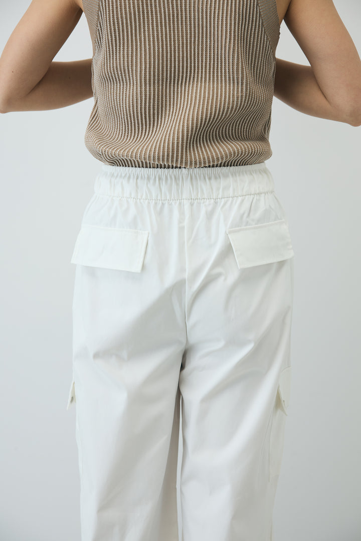 [予約/SET]チョークストライプニットベスト+カーゴパンツ(2set)