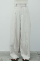 [予約/SET]シアーレイヤードトップス+ヘザーエステルカーブパンツ+メッシュラップスカート(3set)