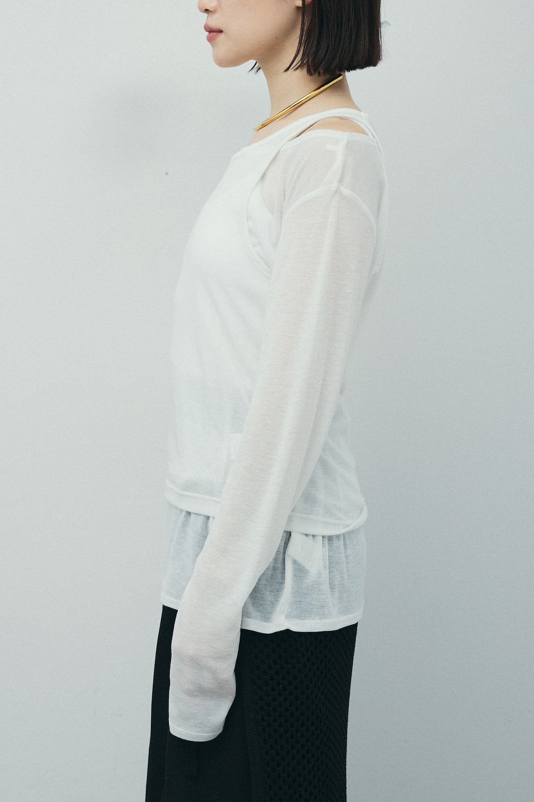 [予約]シアーレイヤードトップス