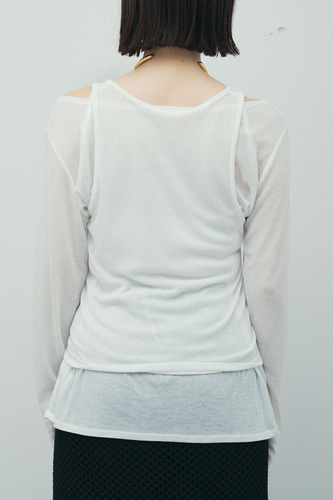 [予約]シアーレイヤードトップス