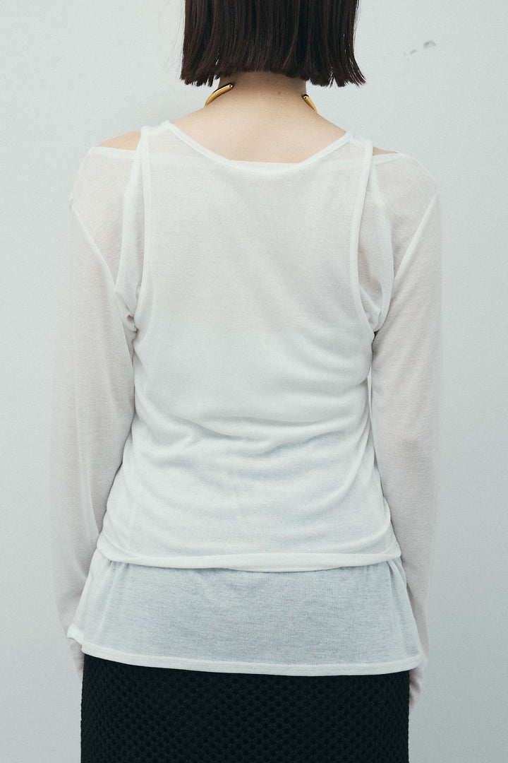 [予約]シアーレイヤードトップス