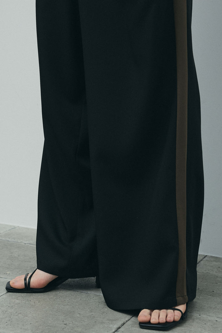 [予約/SET]ヘザーエステルテーラードジレ+サイドラインキャミサロペット(2set)