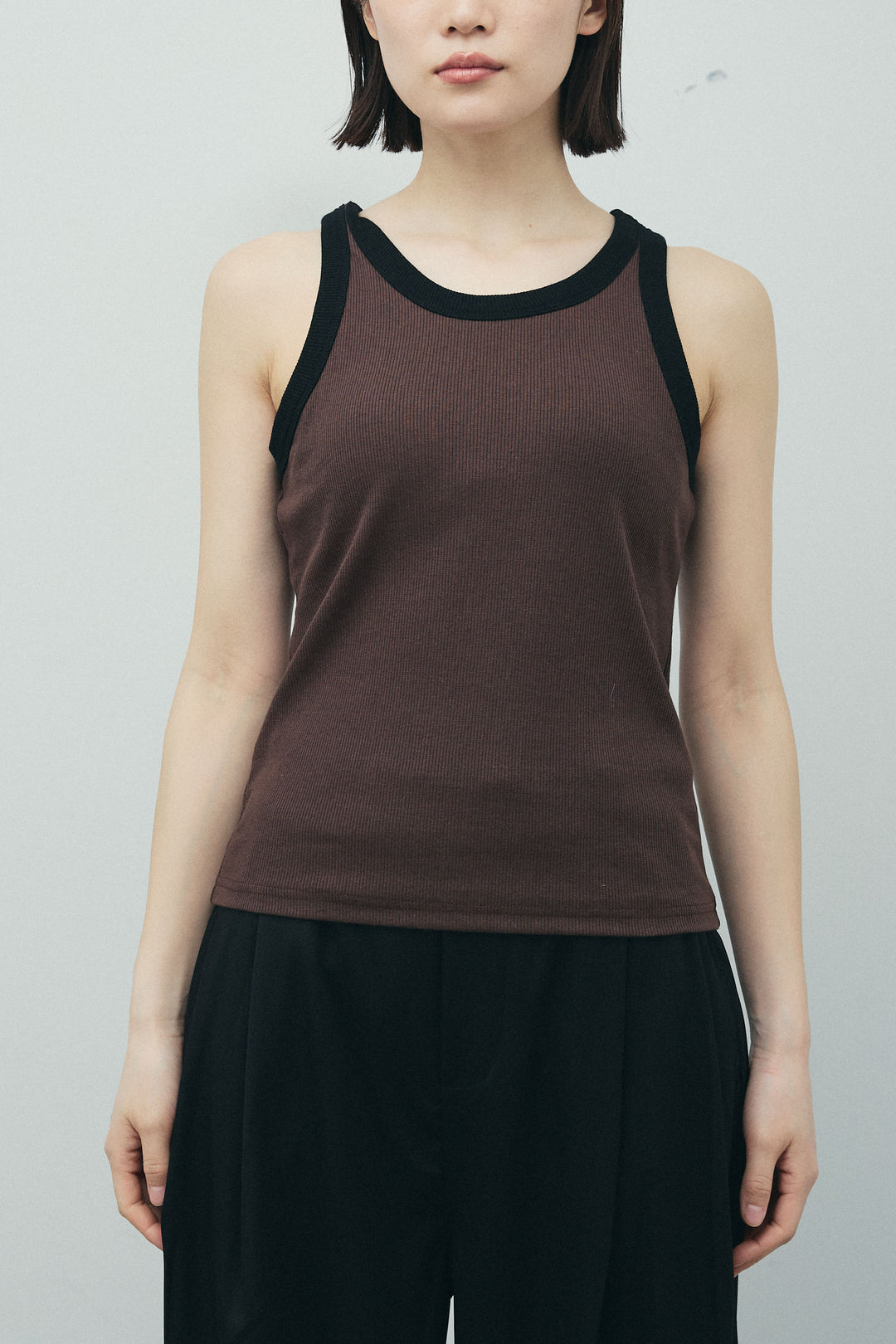 [予約/SET]ヘザーエステルテーラードジャケット+カップ付き配色アメスリタンク+デニムオールインワン(3set)