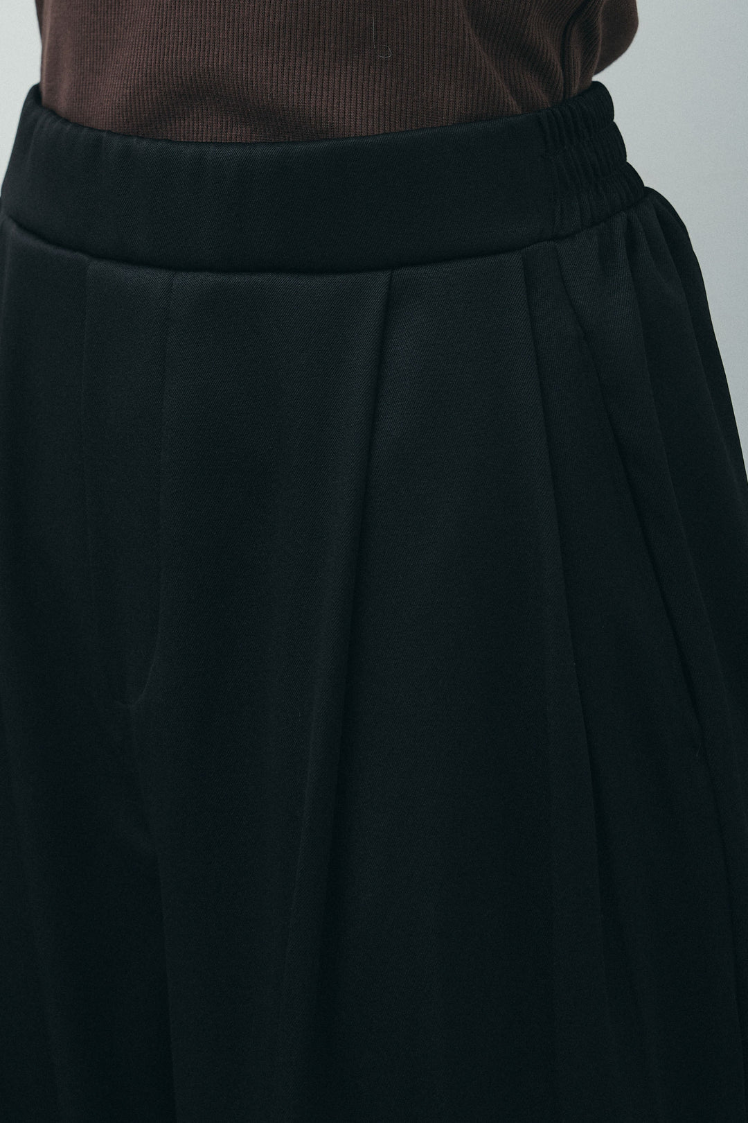 [予約/SET]編柄ノースリーブPO+レイヤードラップパンツ(2set)