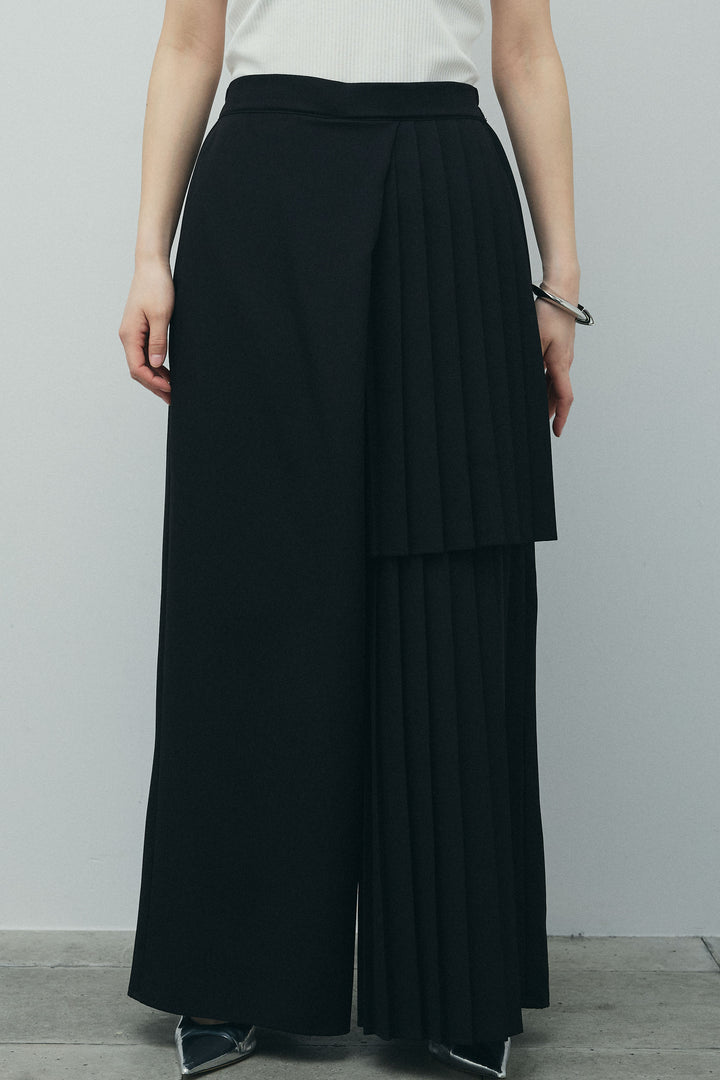 [予約]アシメプリーツパンツ