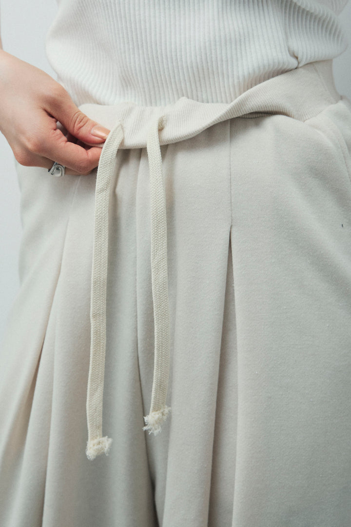 [予約]タックボリュームスウェットパンツ