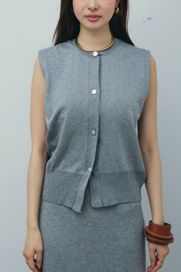 [予約/SET]ラメベスト+ラメタイトスカート(2set)