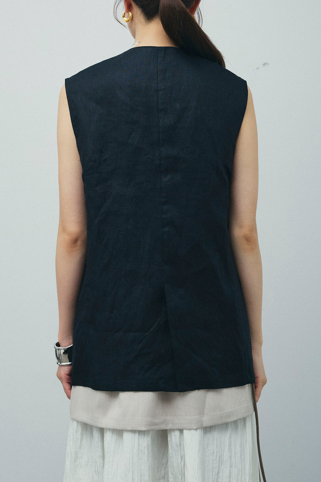 [予約/SET]ノーカラージレ+サイドラインリラックスパンツ(2set)