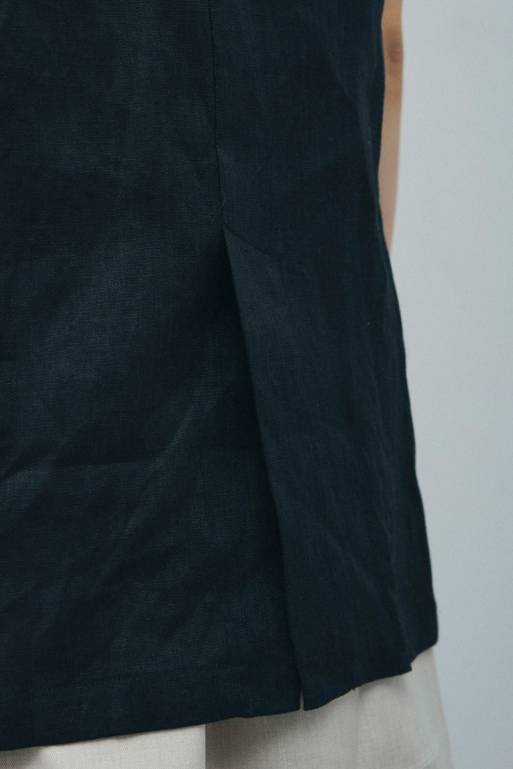 [予約/SET]ノーカラージレ+サイドラインリラックスパンツ(2set)