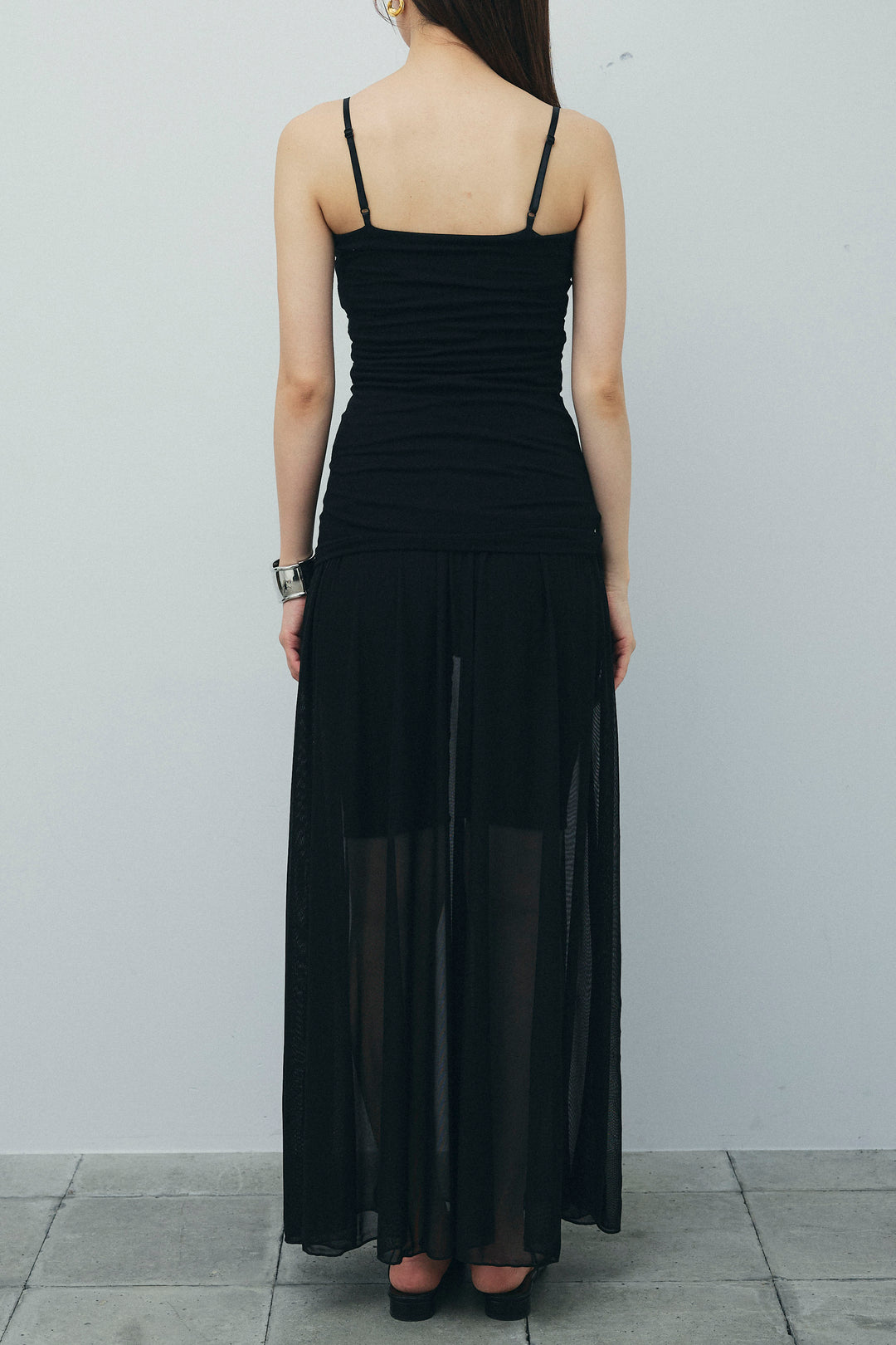 [予約/SET]ヘザーエステルテーラードジレ+オーガンジーレースPO+シアーキャミOP+リブハーフレギンス(4set)