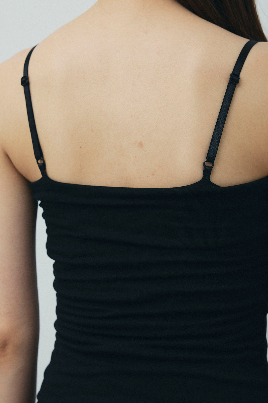 [予約/SET]ウエストラップロングシャツ+シアーキャミOP+リブハーフレギンス(3set)