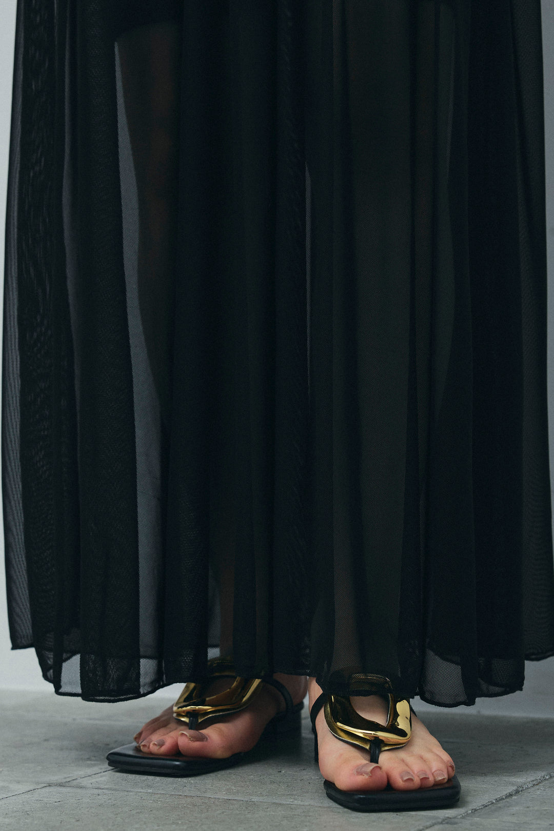 [予約/SET]ウエストラップロングシャツ+シアーキャミOP(2set)