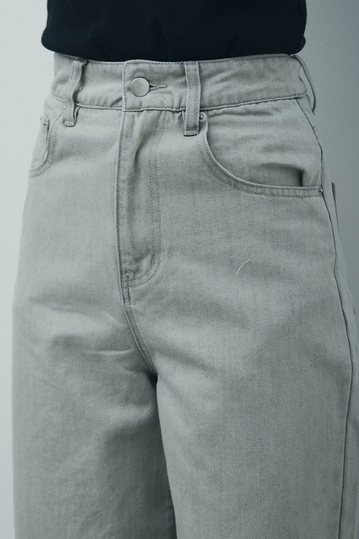 [予約/SET]2WAYキャミソールビスチェシャツ+カットアウトリブタンク+ヴィンテージカーブデニムパンツ(3set)