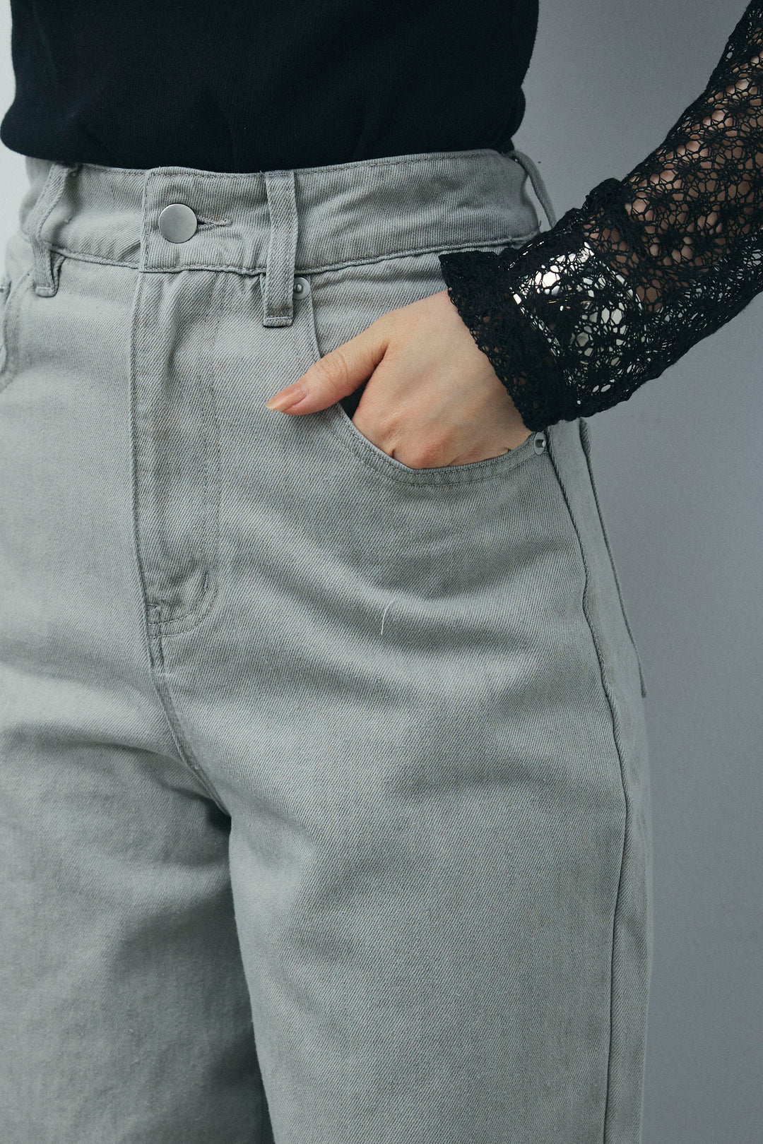 [予約]ヴィンテージカーブデニムパンツ