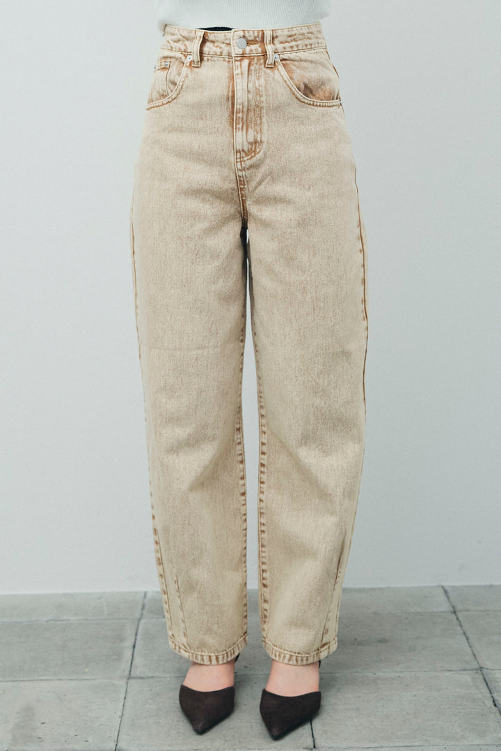 [予約]ヴィンテージカーブデニムパンツ