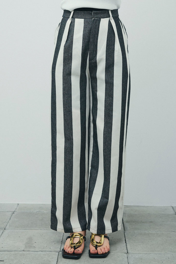 [予約]ストライプパンツ