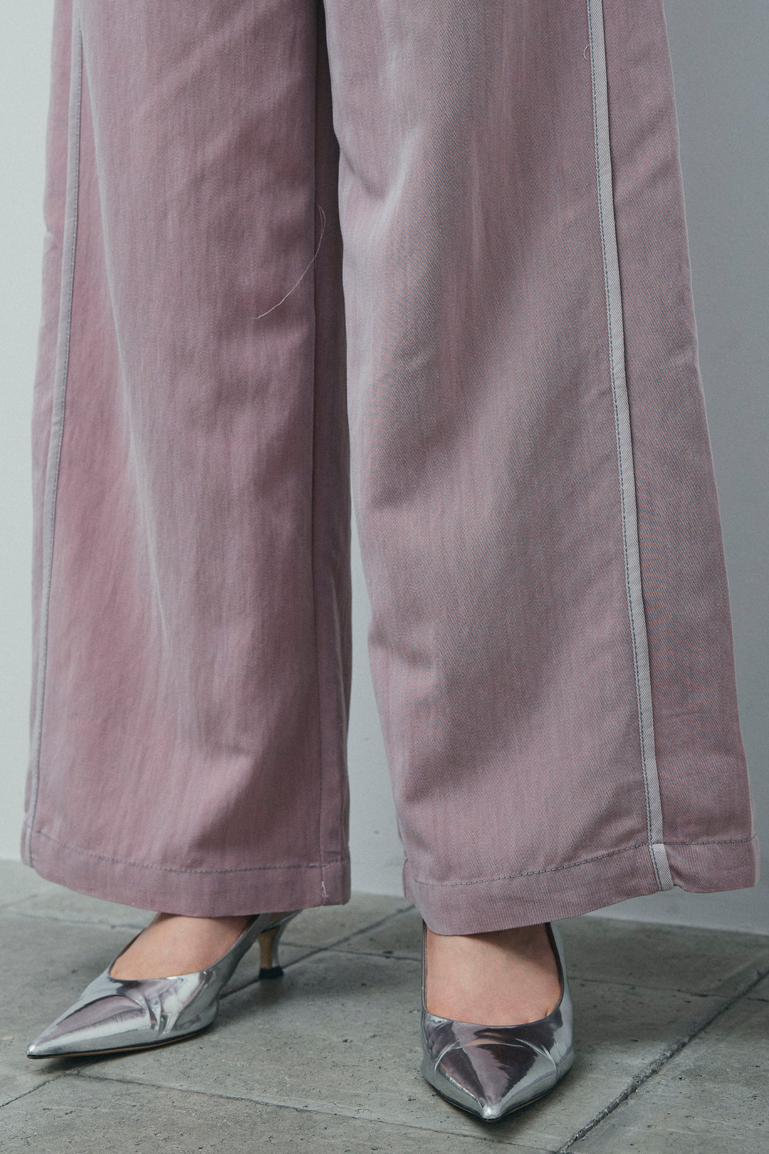 [予約/SET]スキッパービッグシャツ+サイドラインリラックスパンツ(2set)