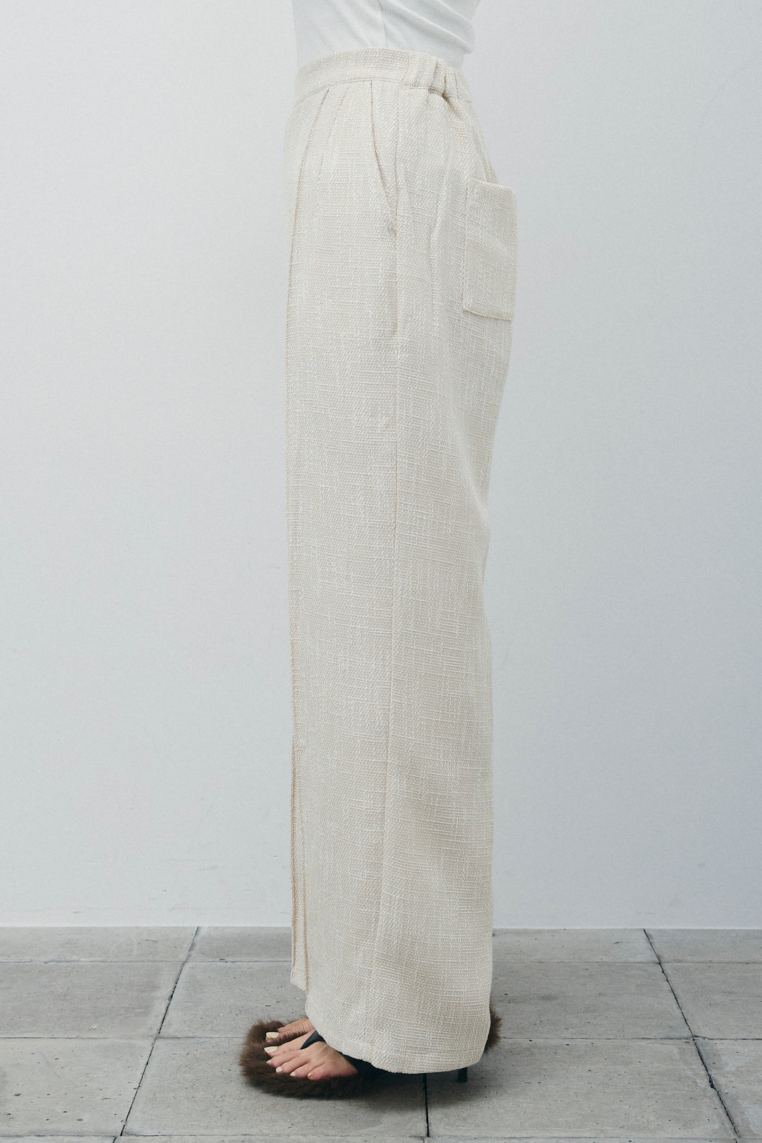 [予約/SET]バンピーステッチ2WAYベスト+サマーツイードタックパンツ(2set)