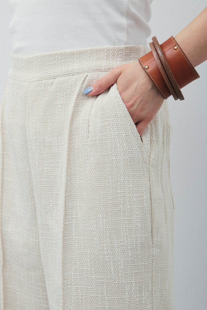 [予約/SET]バンピーステッチ2WAYベスト+サマーツイードタックパンツ(2set)