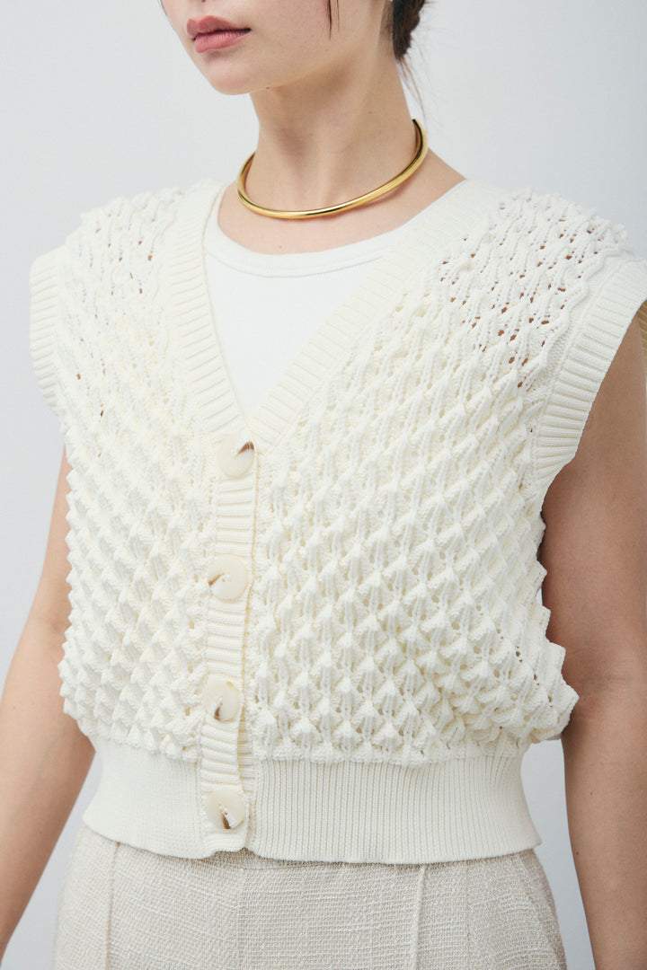 [予約/SET]バンピーステッチ2WAYベスト+サマーツイードタックパンツ(2set)