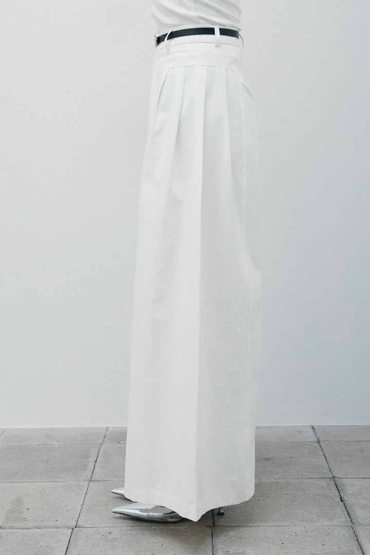 [予約/SET]カップ付きホルターネックタンク+バンピーステッチ2WAYベスト+ベルト付きバギーパンツ(3set)