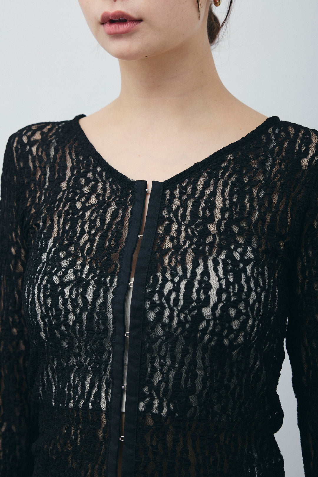 [予約/SET]レースフロントホックPO+テーラーカラーオールインワン(2set)