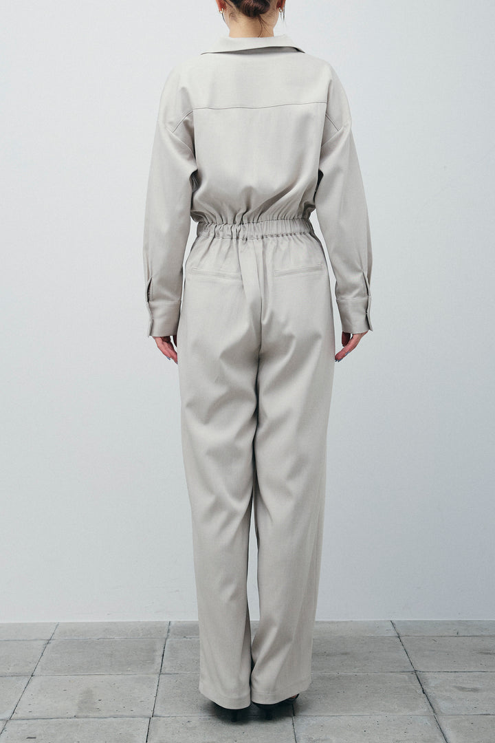 [予約/SET]レースフロントホックPO+テーラーカラーオールインワン(2set)