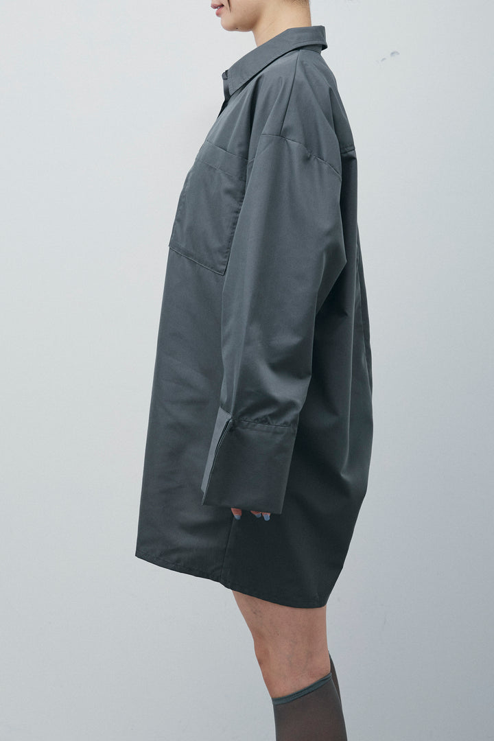 [予約]ブロードシャツロンパース