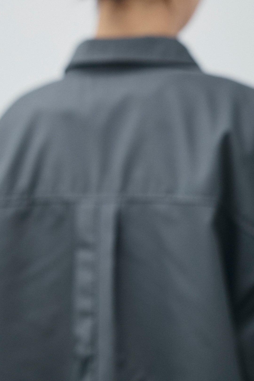 [予約/SET]ロゴプリントシアーニット+ブロードシャツロンパース(2set)