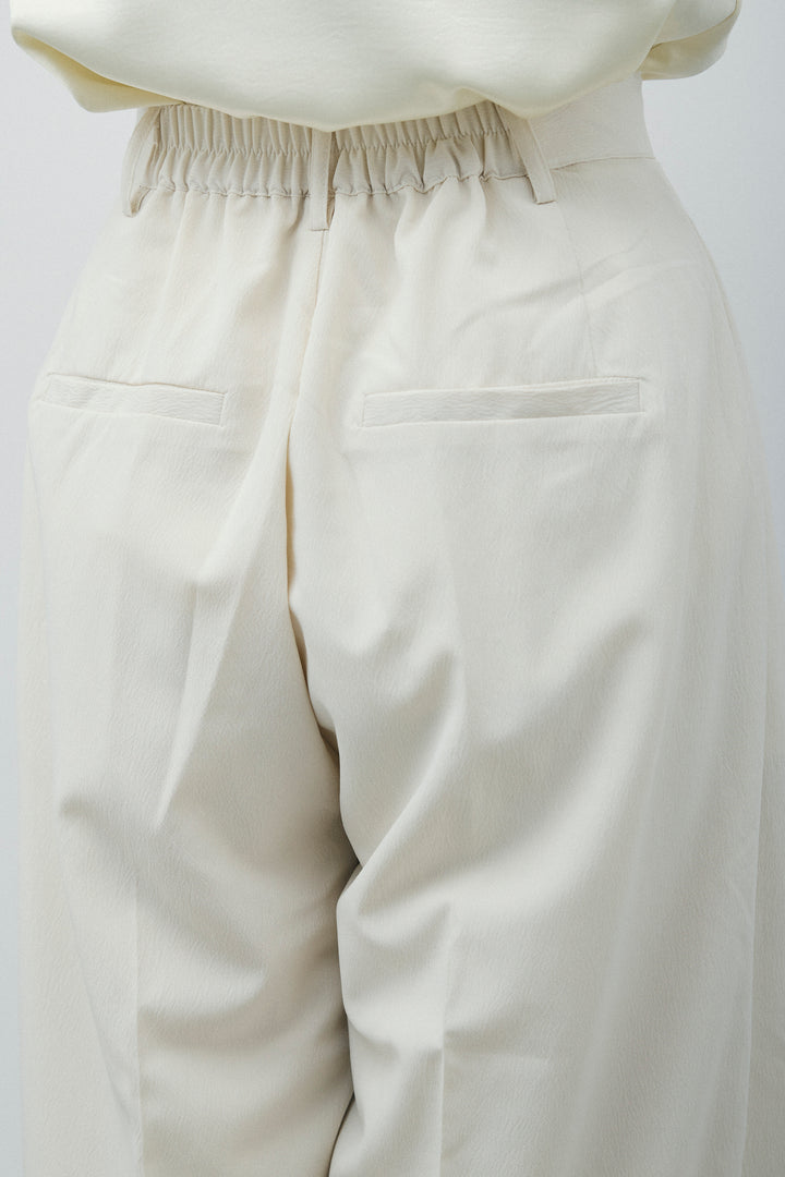 [予約]クレープタックワイドパンツ