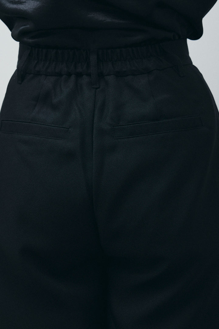 [予約]ヘザーツイルラップスカート付きパンツ