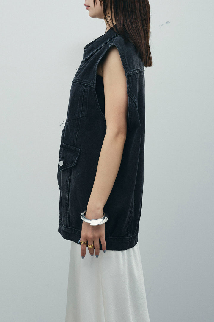 [予約]ヴィンテージライクノースリデニムジャケット