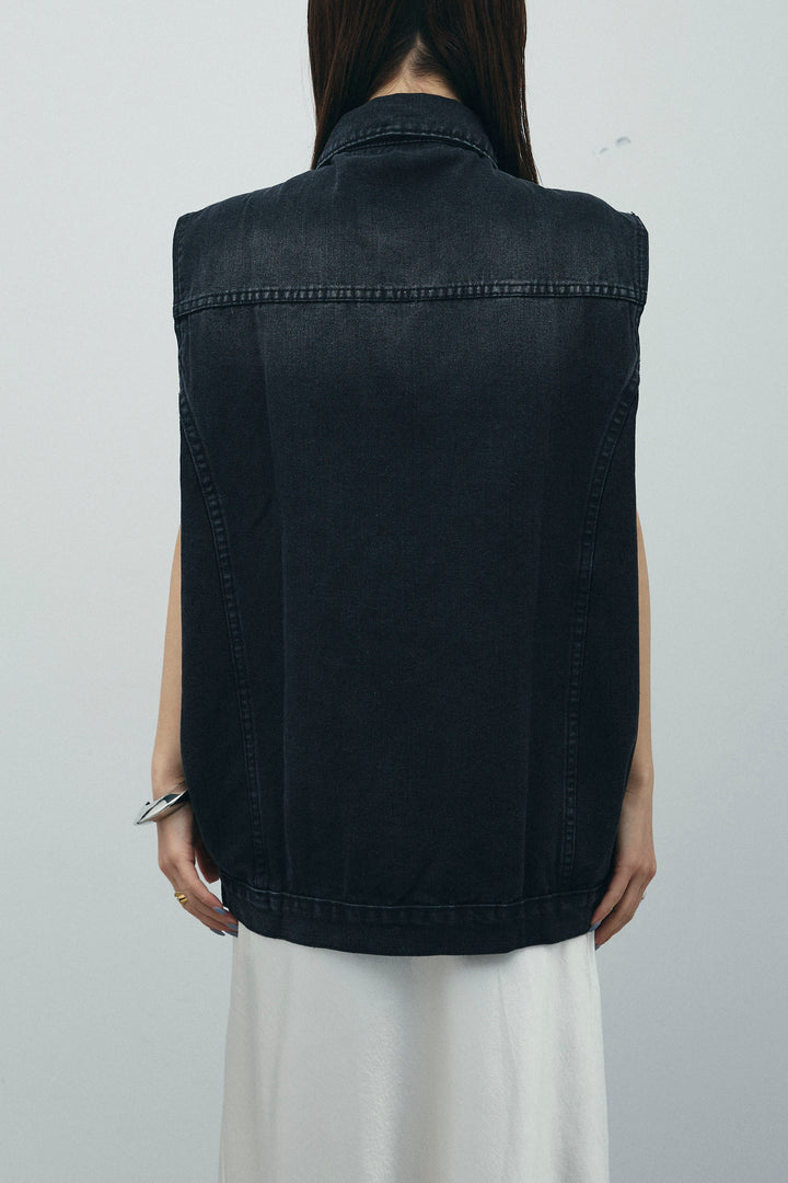 [予約]ヴィンテージライクノースリデニムジャケット