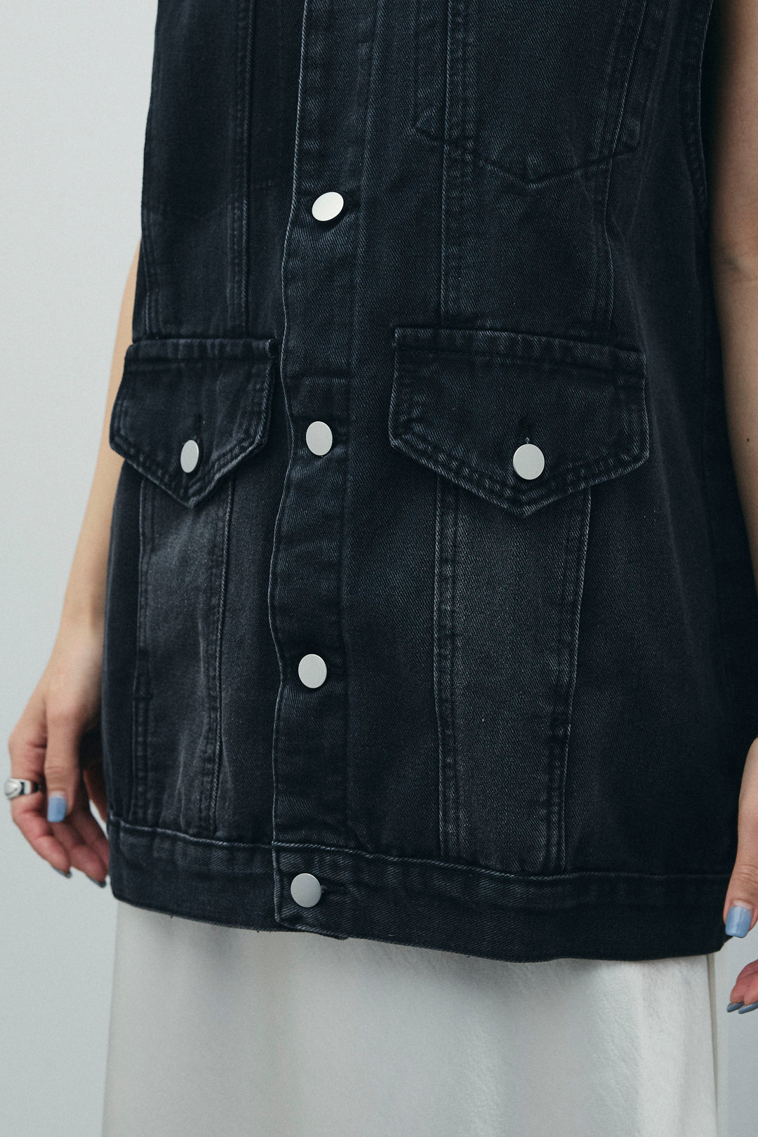 [予約]ヴィンテージライクノースリデニムジャケット