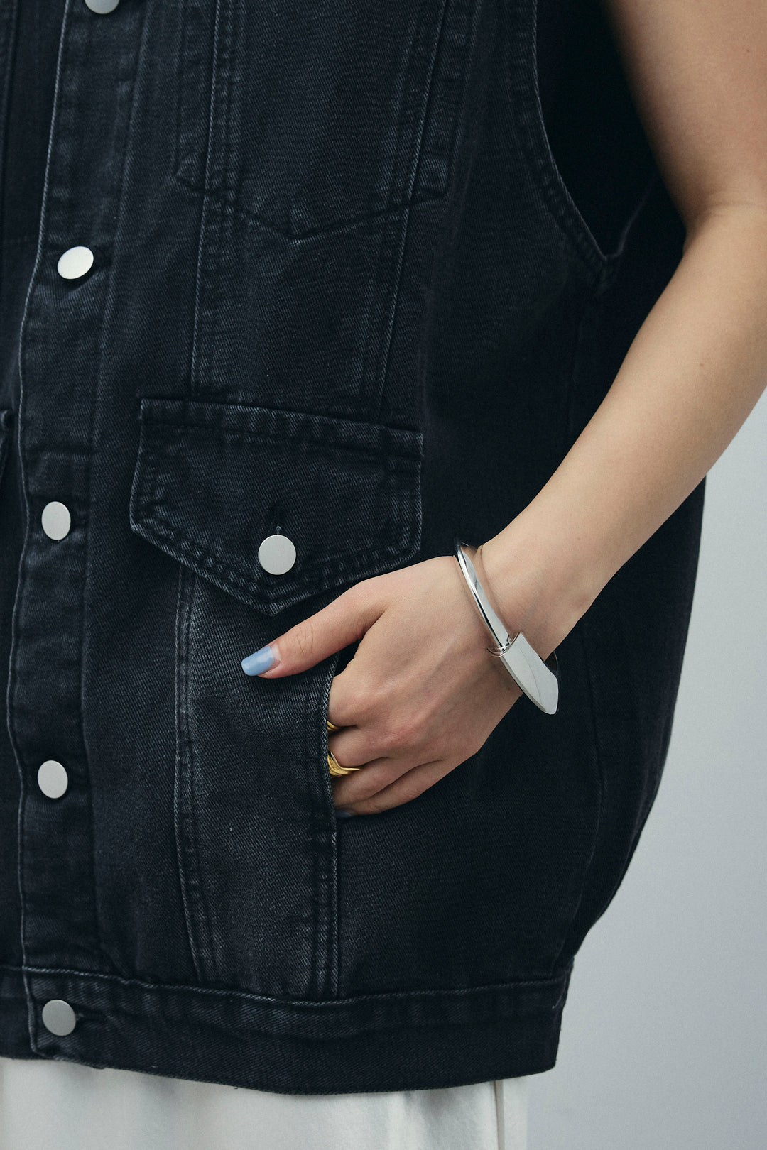 [予約]ヴィンテージライクノースリデニムジャケット