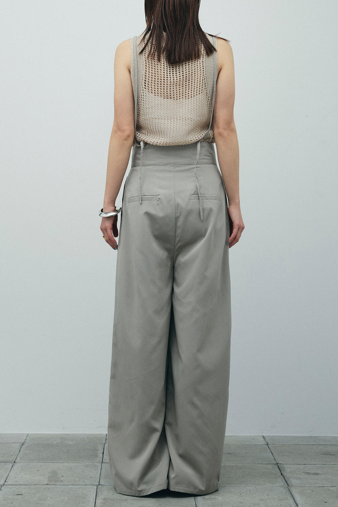 [予約/SET]ネーム入りアメスリタンク+テレコベーシックタンク+クレープタックワイドサロペット(3set)