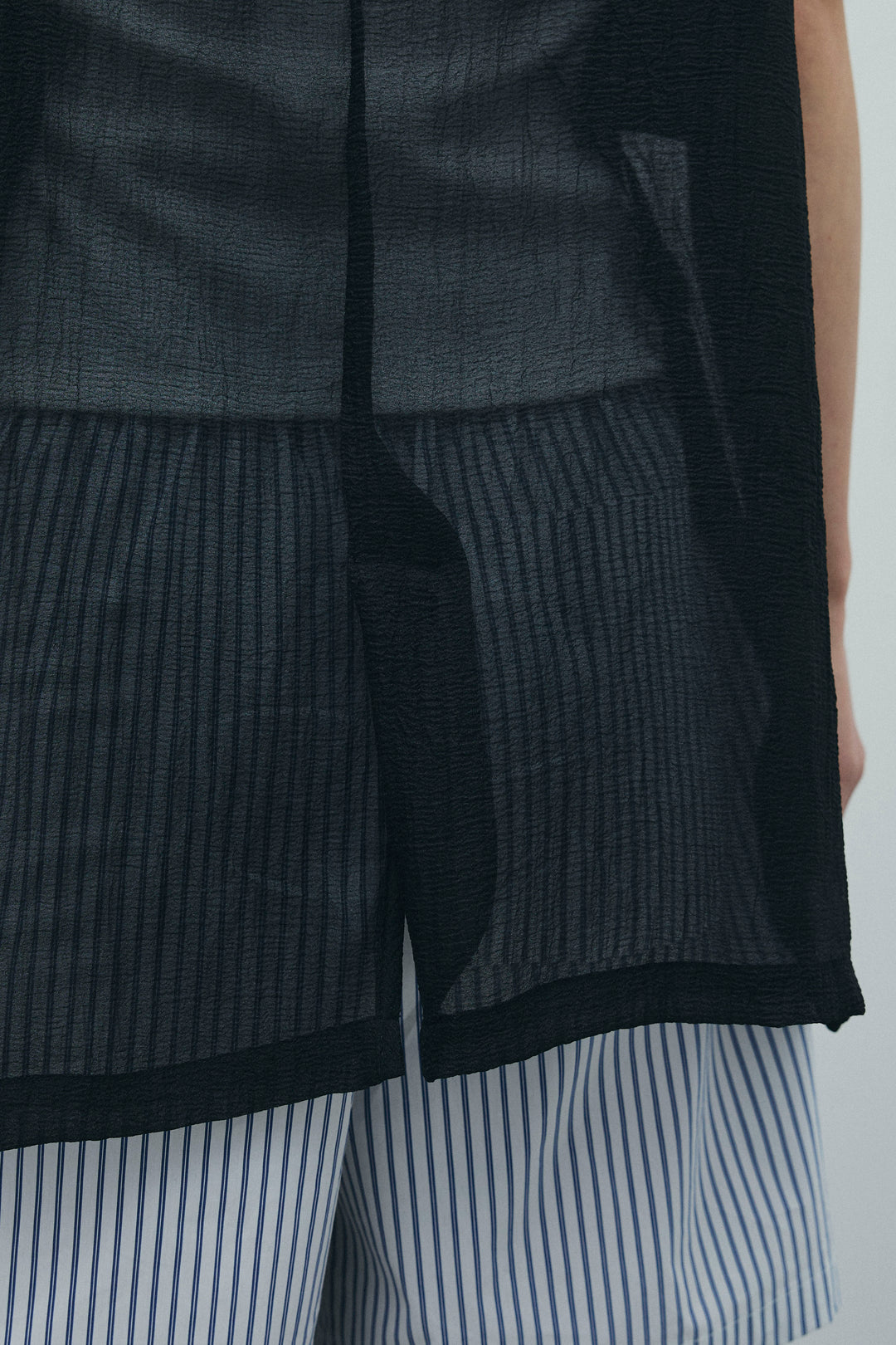 [予約]ラメワッシャーダブルジレ