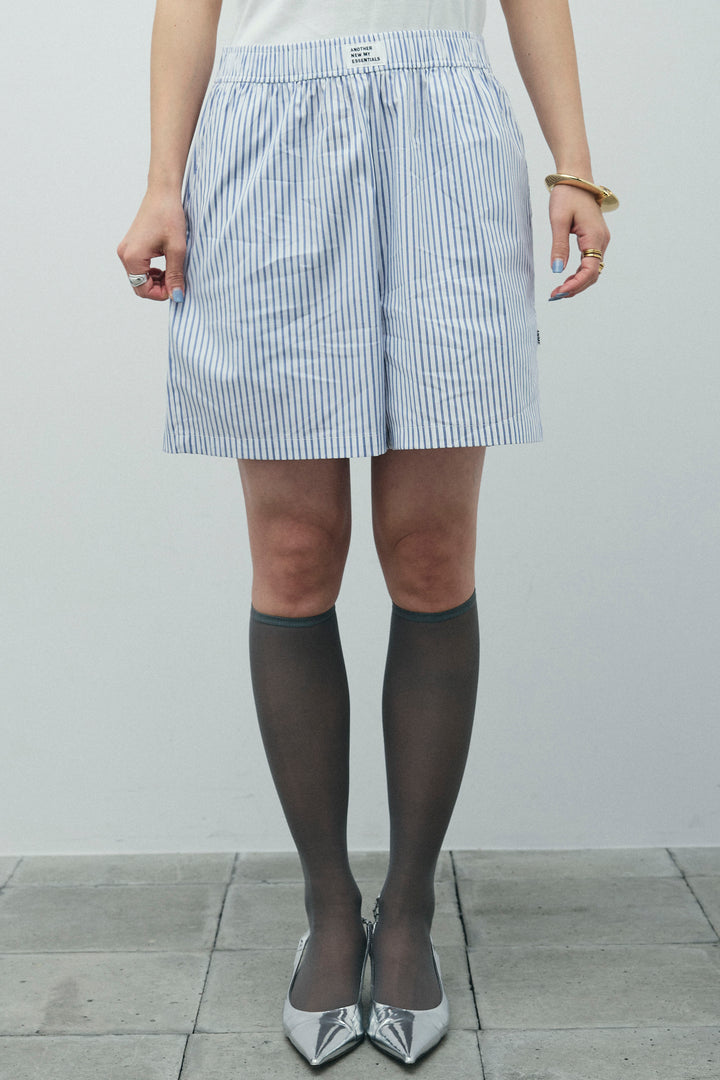 [予約]ストライプイージーハーフパンツ