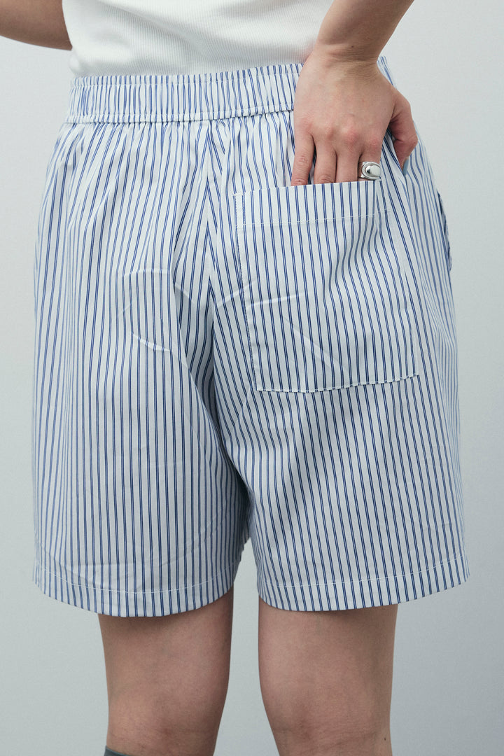 [予約]ストライプイージーハーフパンツ