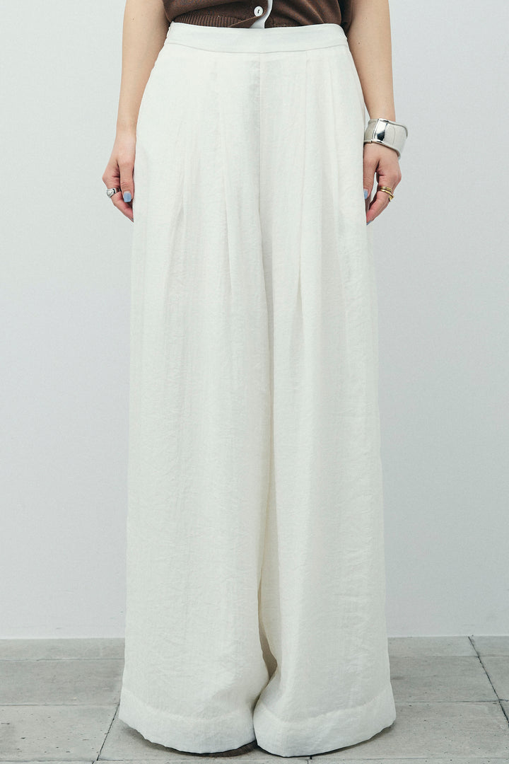 [予約]とろみワイドパンツ