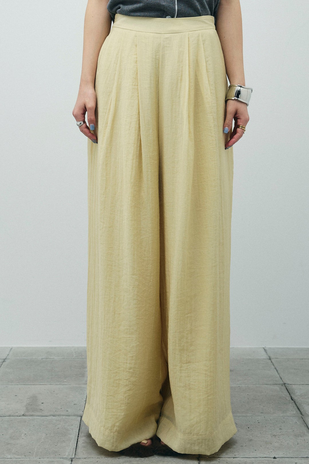 [予約]とろみワイドパンツ