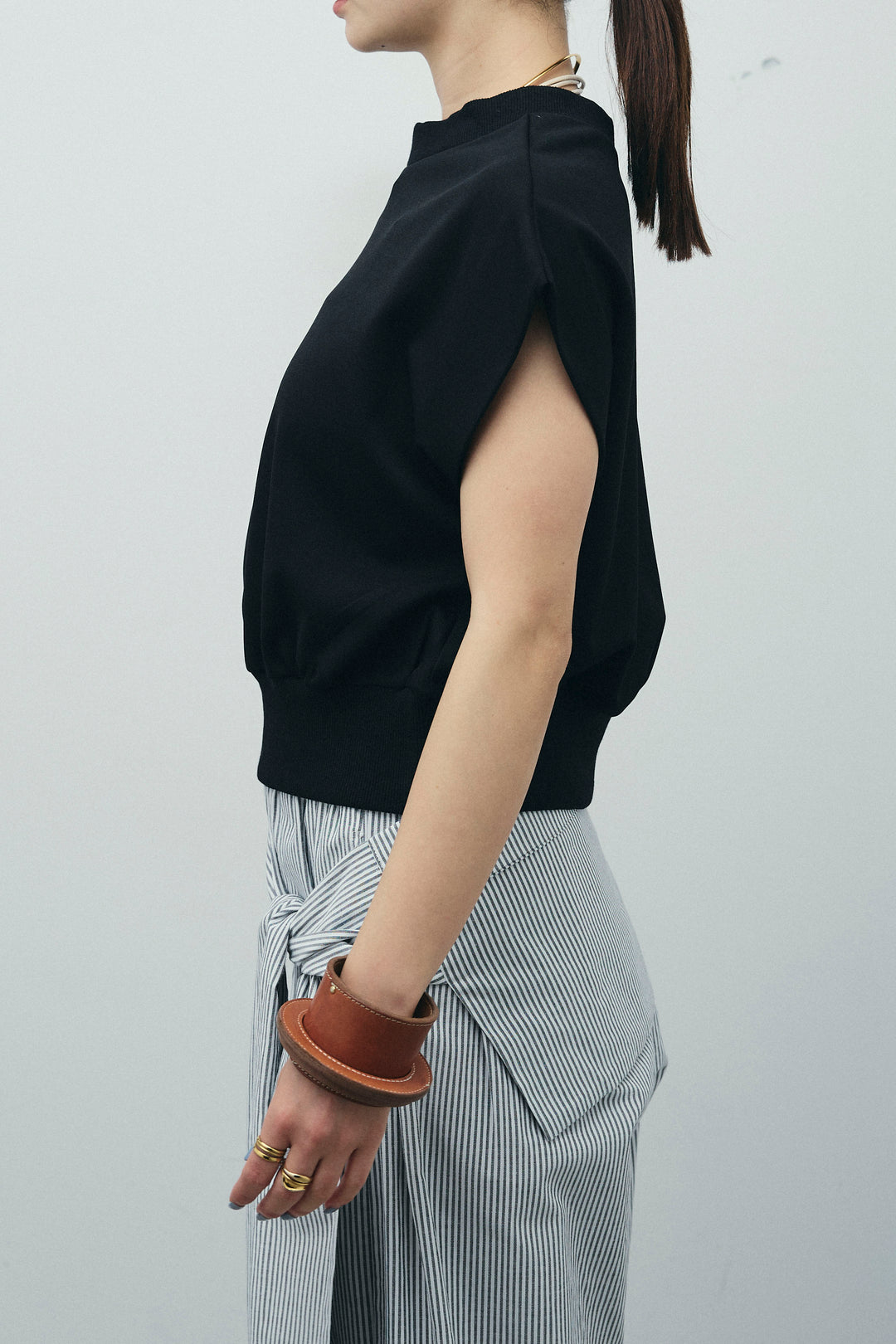 [予約]前後2WAYポンチフレンチスリーブTシャツ