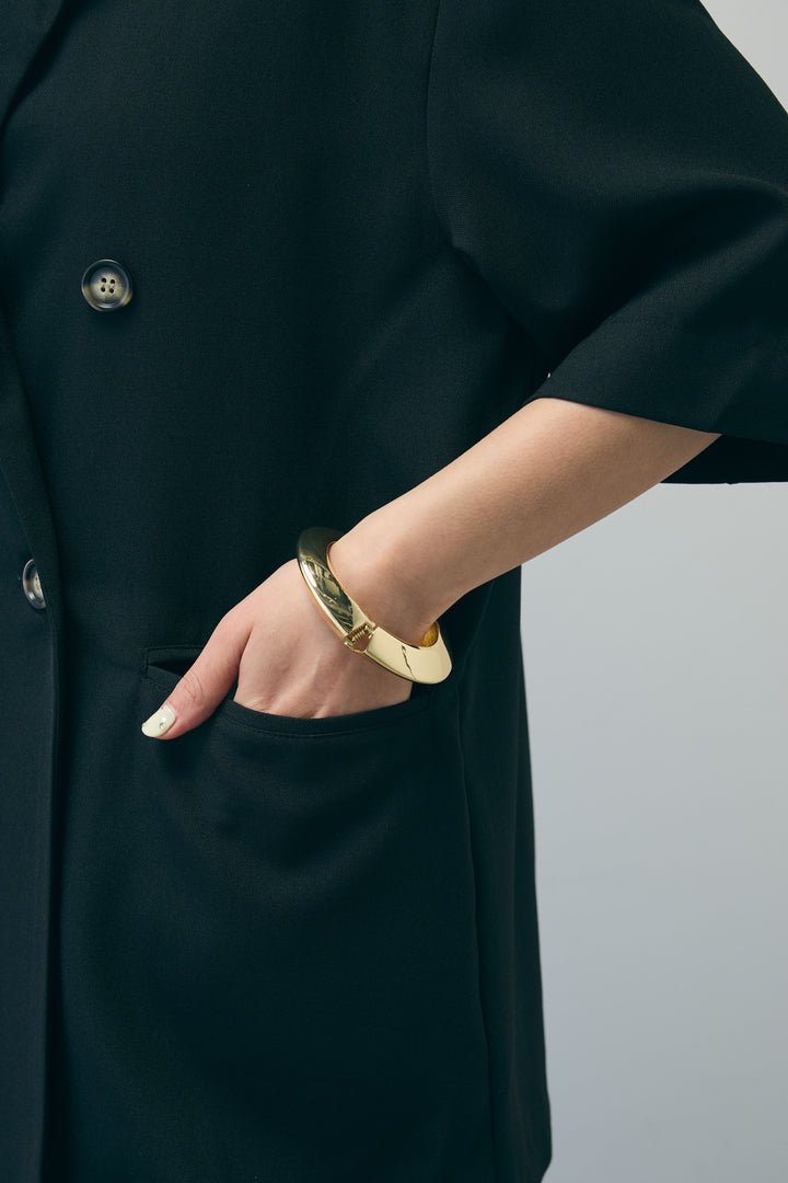 [予約/SET]半袖ダブルテーラードJK+ネーム入りアメスリタンク+テレコベーシックタンク+チェックパンツ(4set)