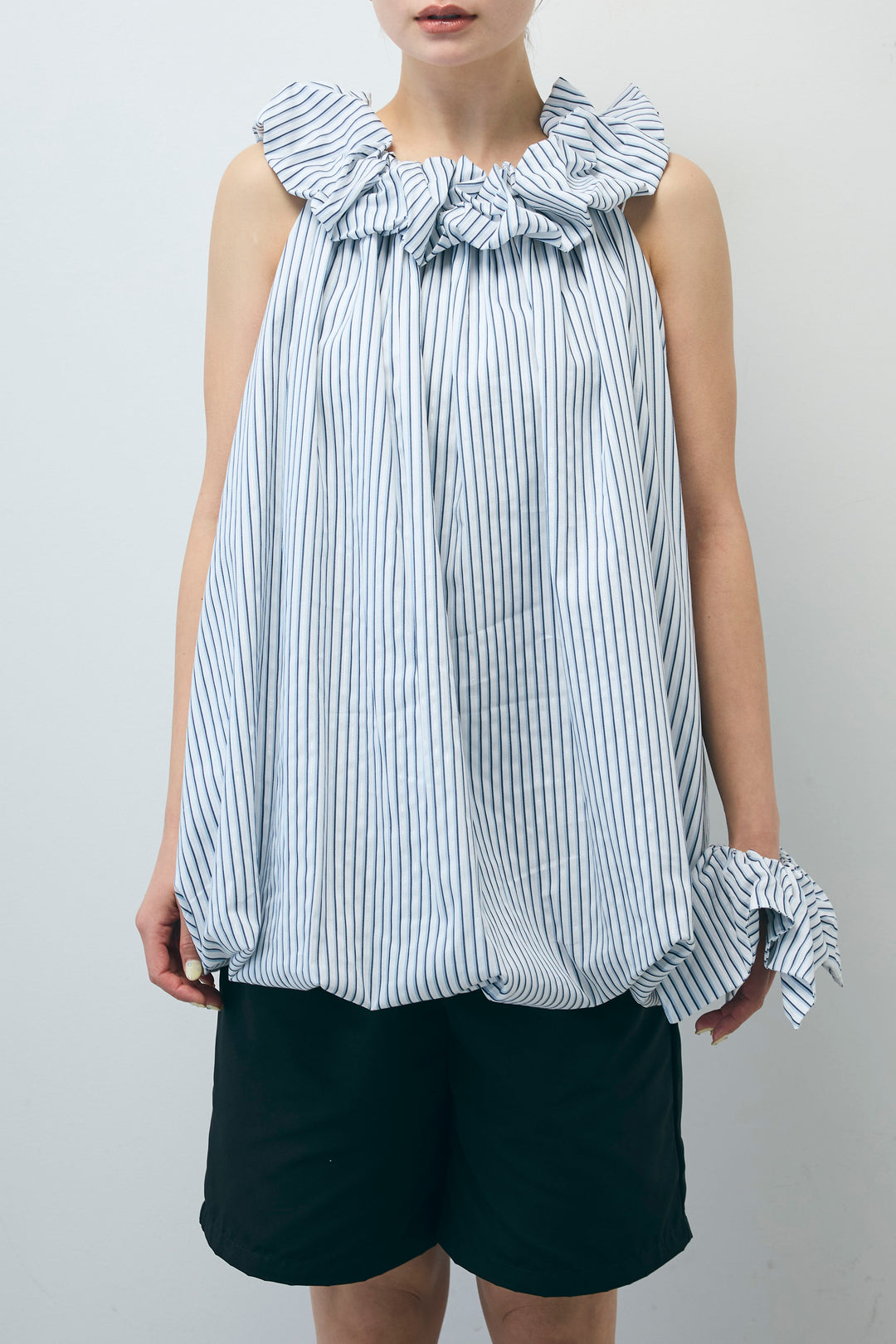 [予約]ストライプバルーンアメスリTOPS