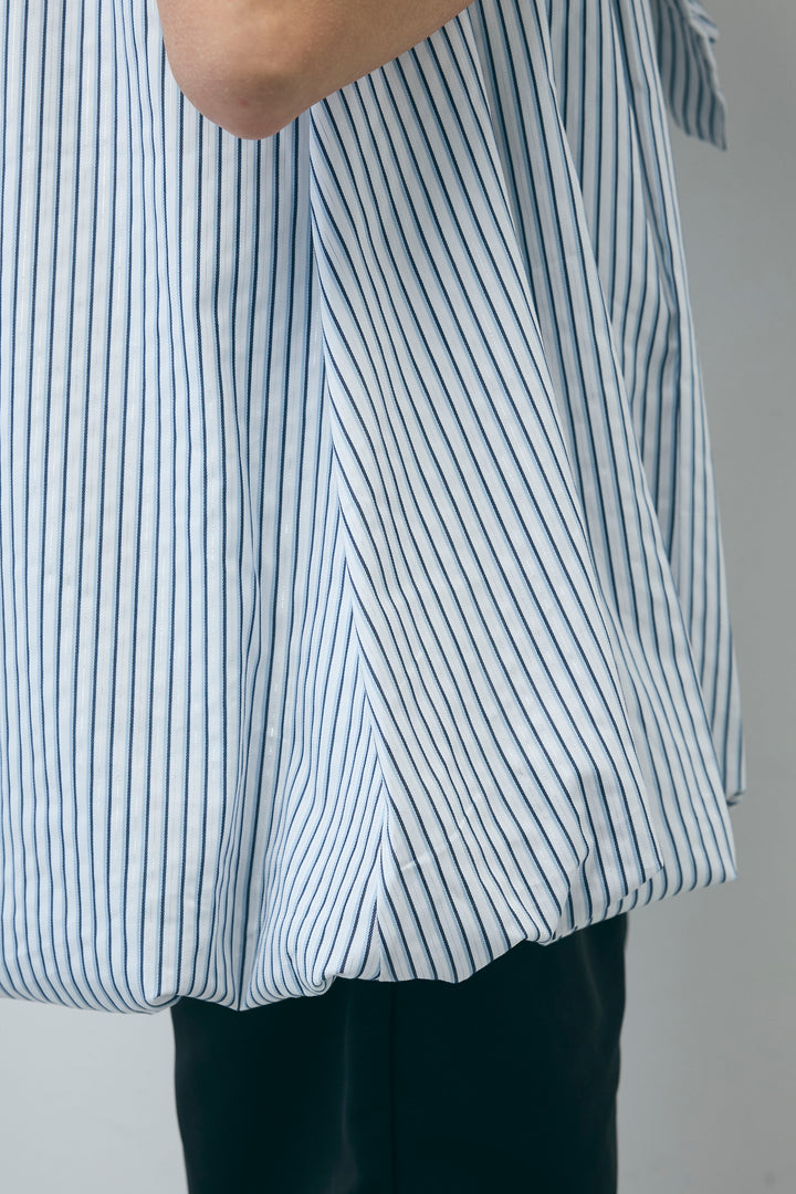 [予約/SET]ストライプバルーンアメスリTOPS+ツイルタックハーフパンツ(2set)