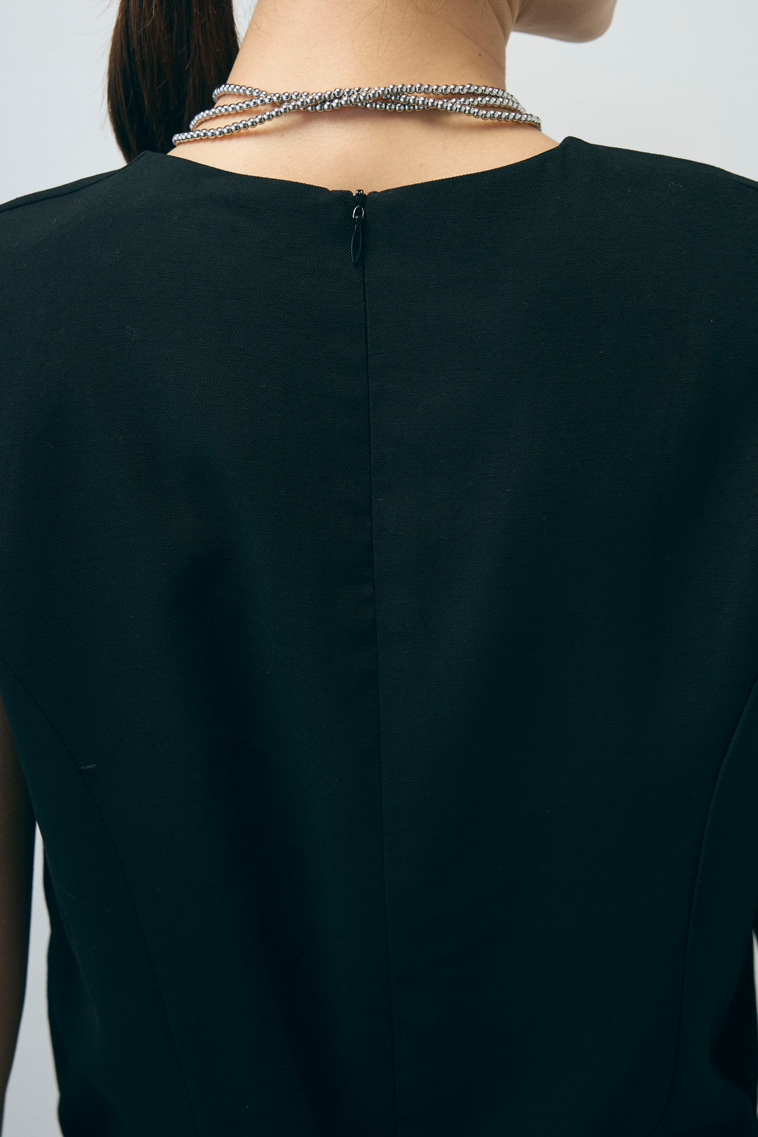 [予約]ベルト付きプリーツチュニック