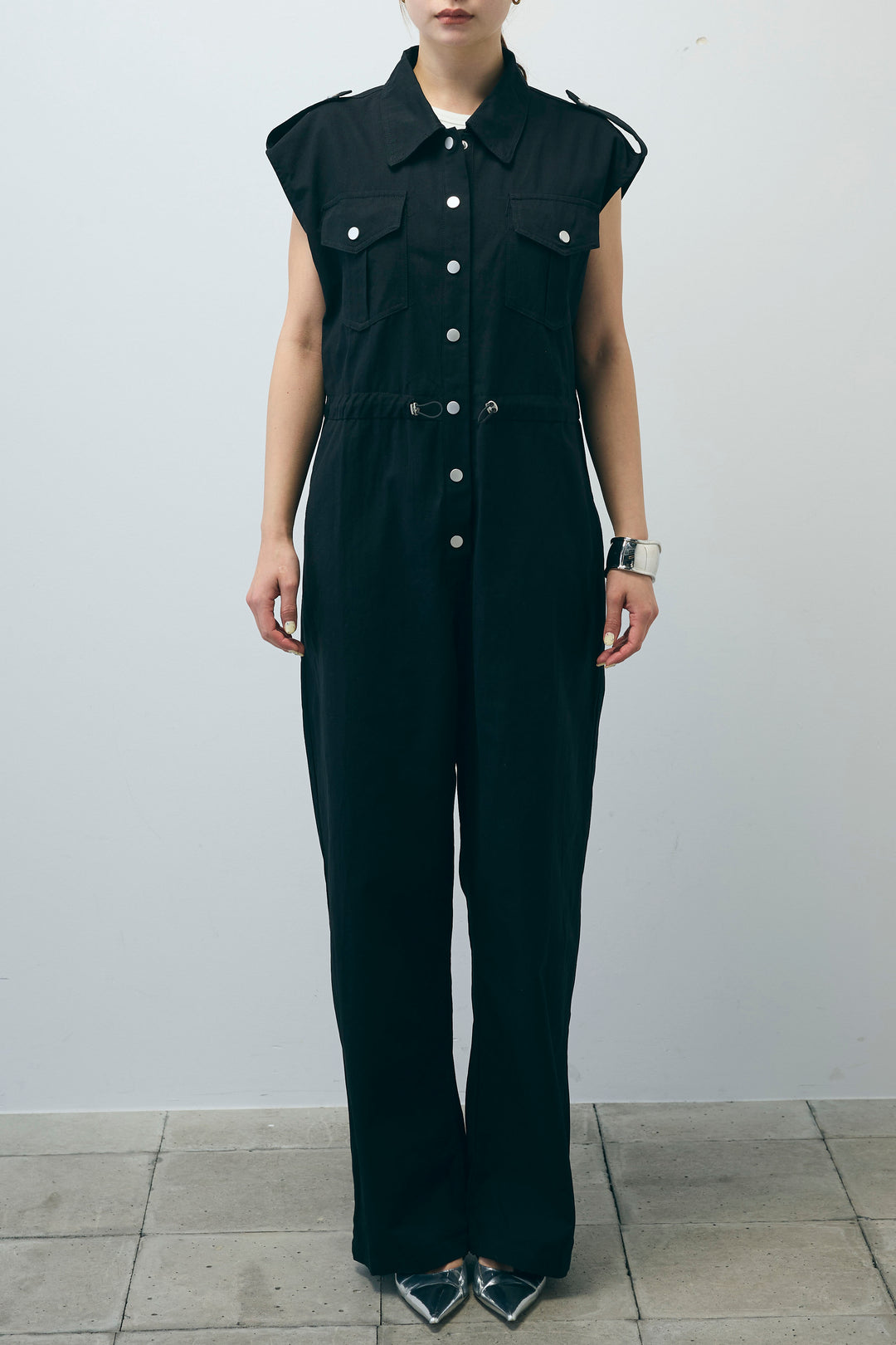 [予約]ノースリーブオールインワン