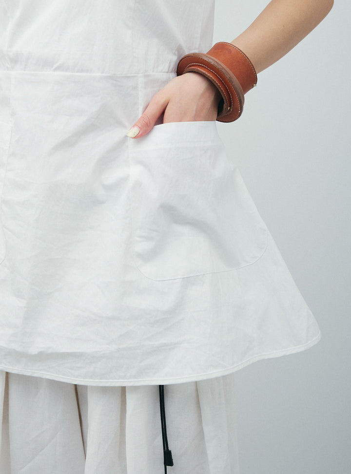 [予約/SET]バックオープンブラウス+リネンライクリラックスパンツ(2set)