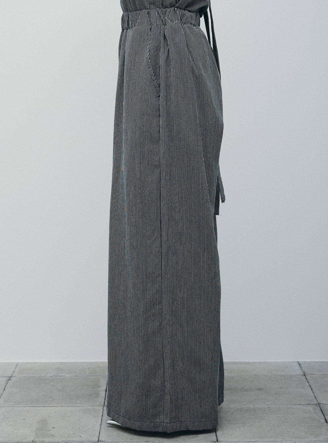 [予約]スクエアネックストライプセットアップ